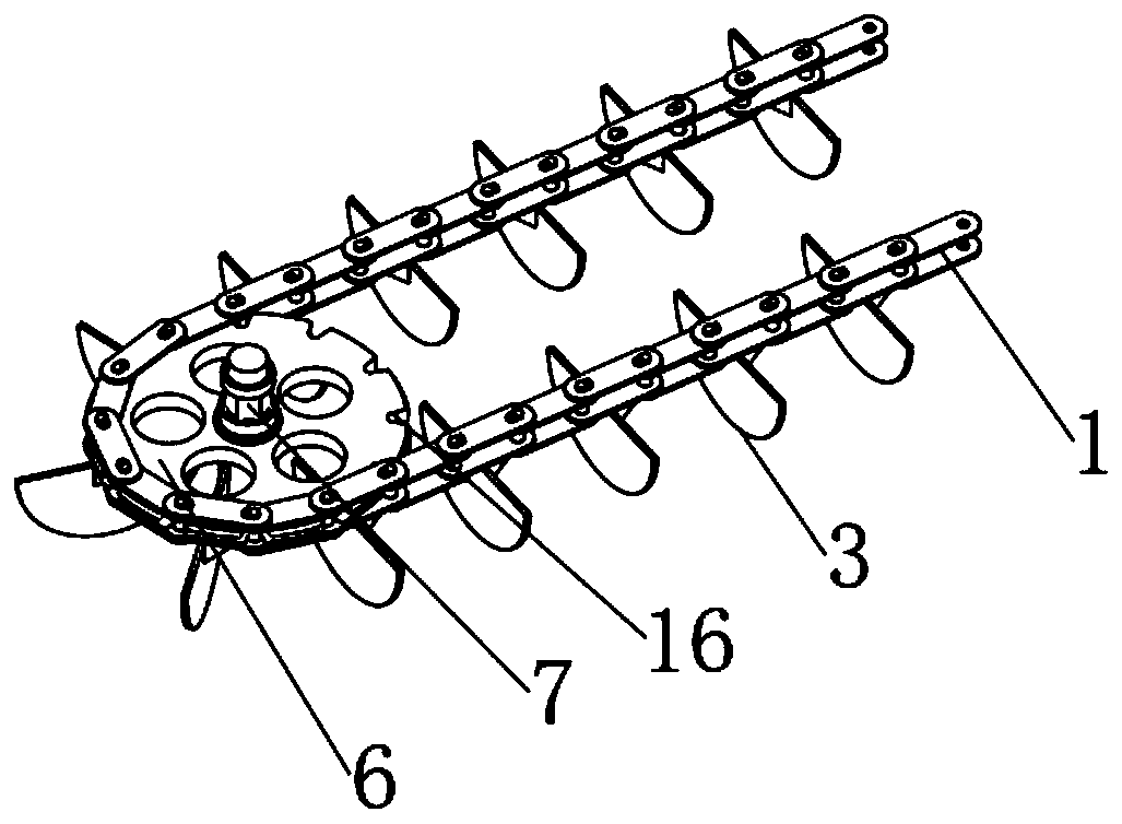 Tubular chain plate pyrolysis dry distillation furnace