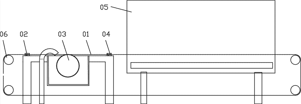 Crawler belt-driving painting device