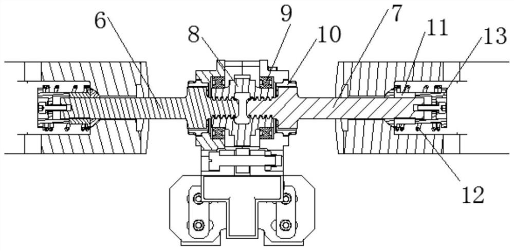 A flywheel mechanism for belt connection unlocking device