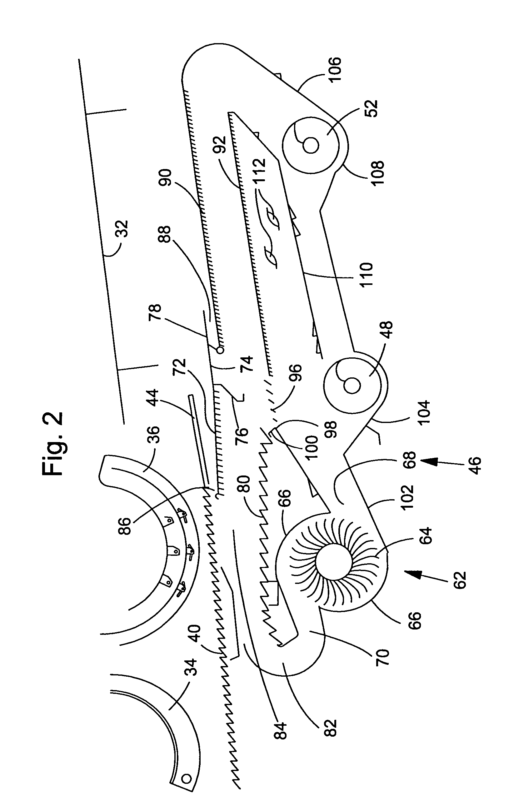 Grate between precleaner and sieve