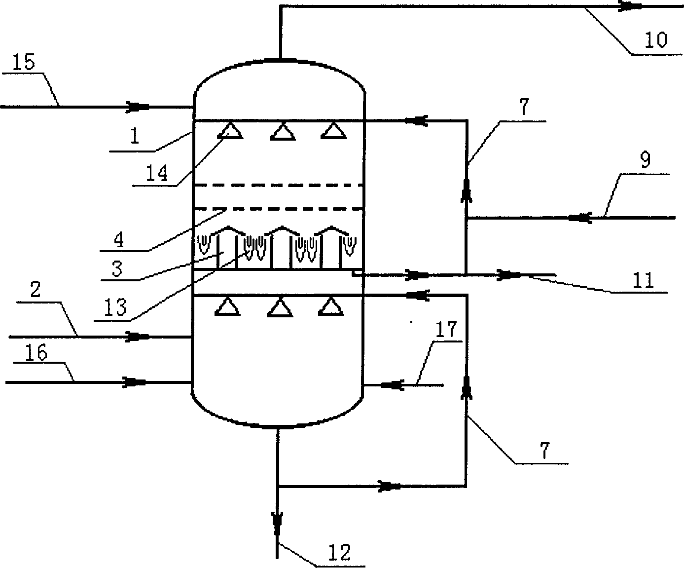 Quench process for recovery of acrylonitrile