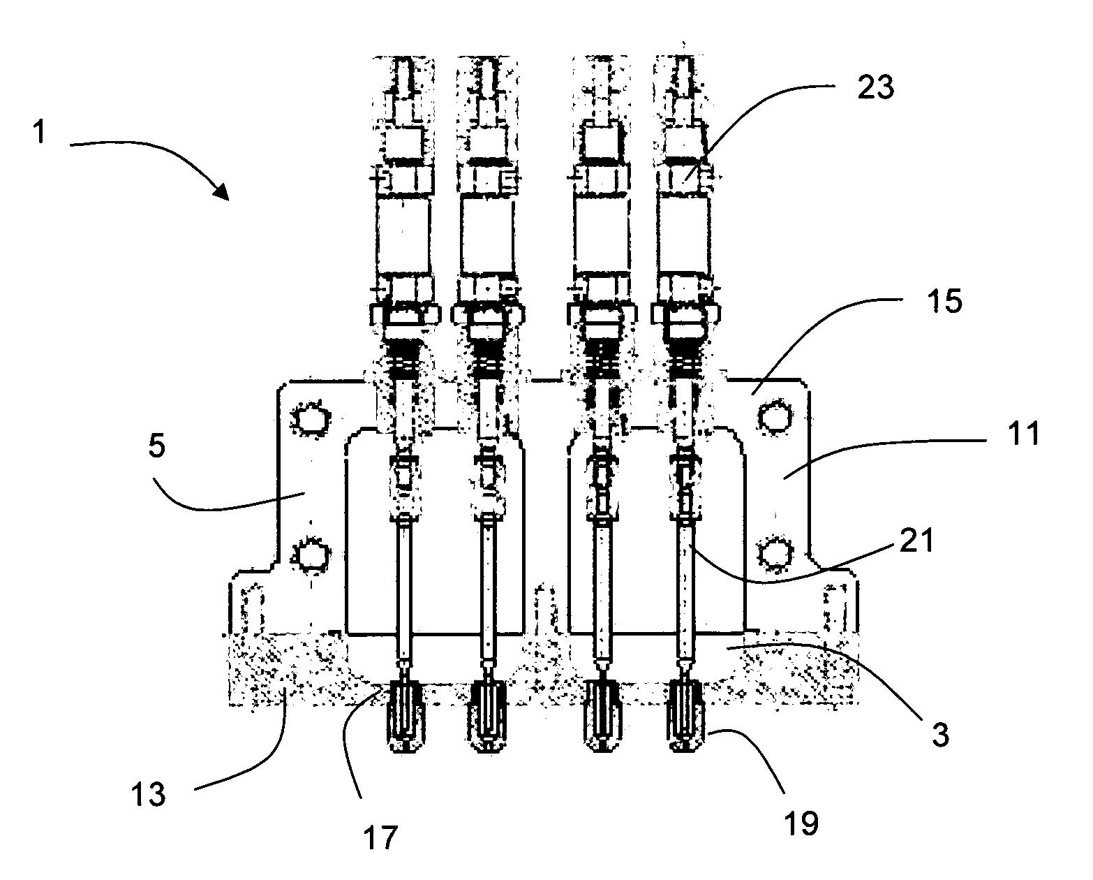 Apparatus for depositing