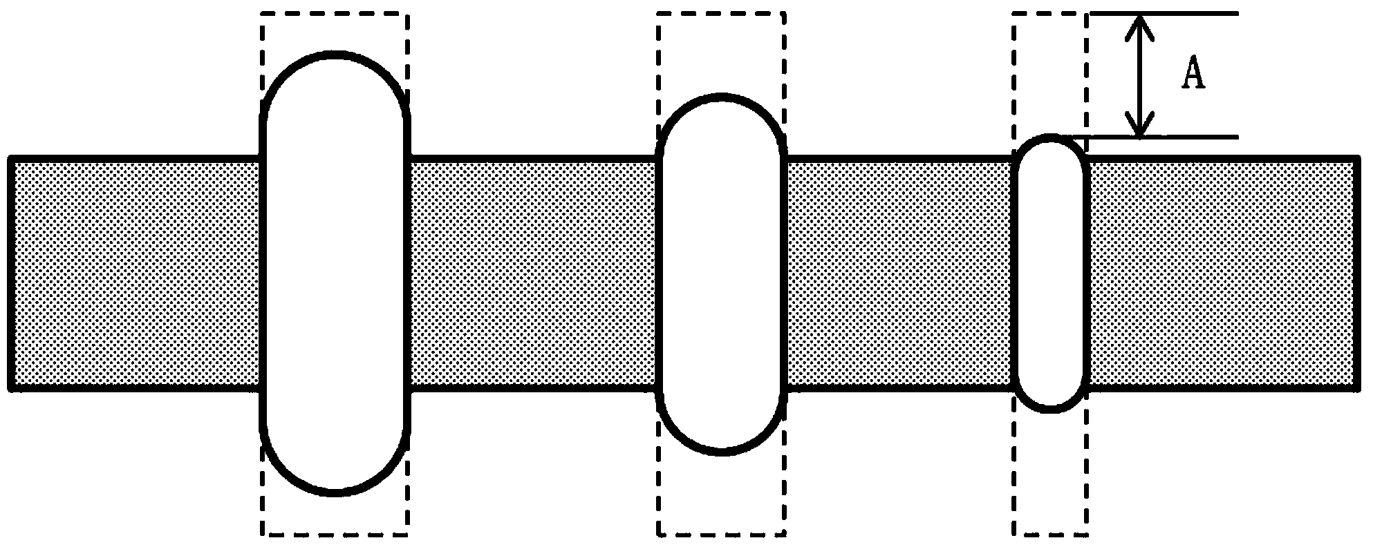 Method for manufacturing high-evenness grid electrode lines