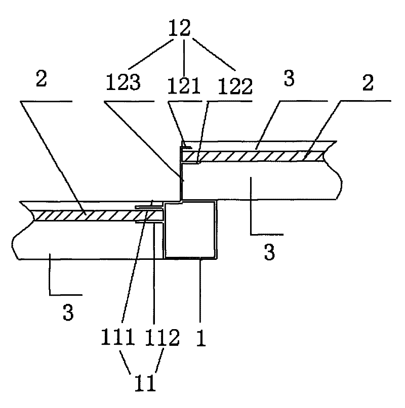 Connection structure of over-long roof of greenhouse