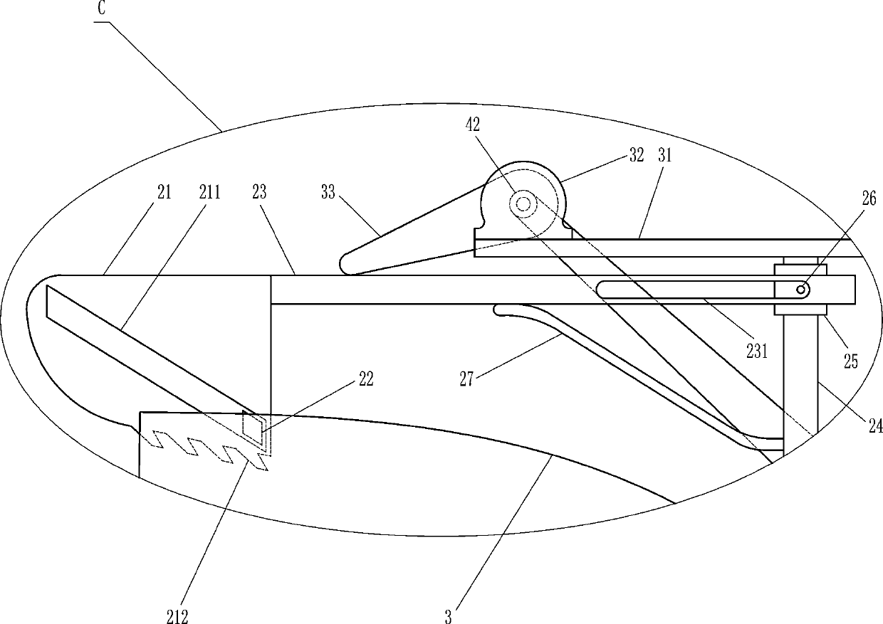 Anti-blocking ore raw material sorting device