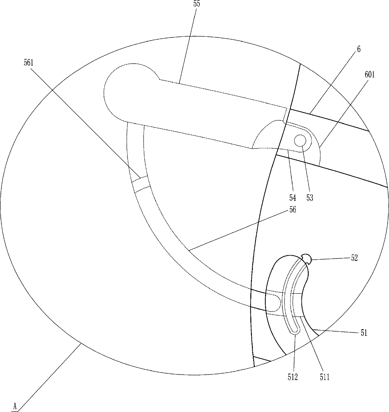 Anti-blocking ore raw material sorting device