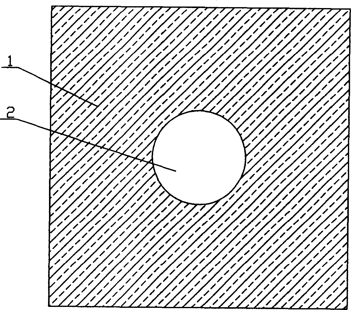 M-shape water seal floor drain