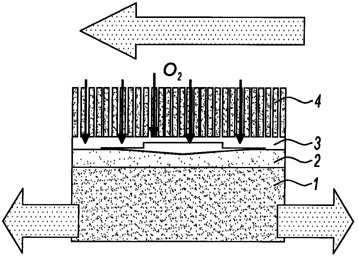 Measuring the damage to a turbine-blade thermal barrier