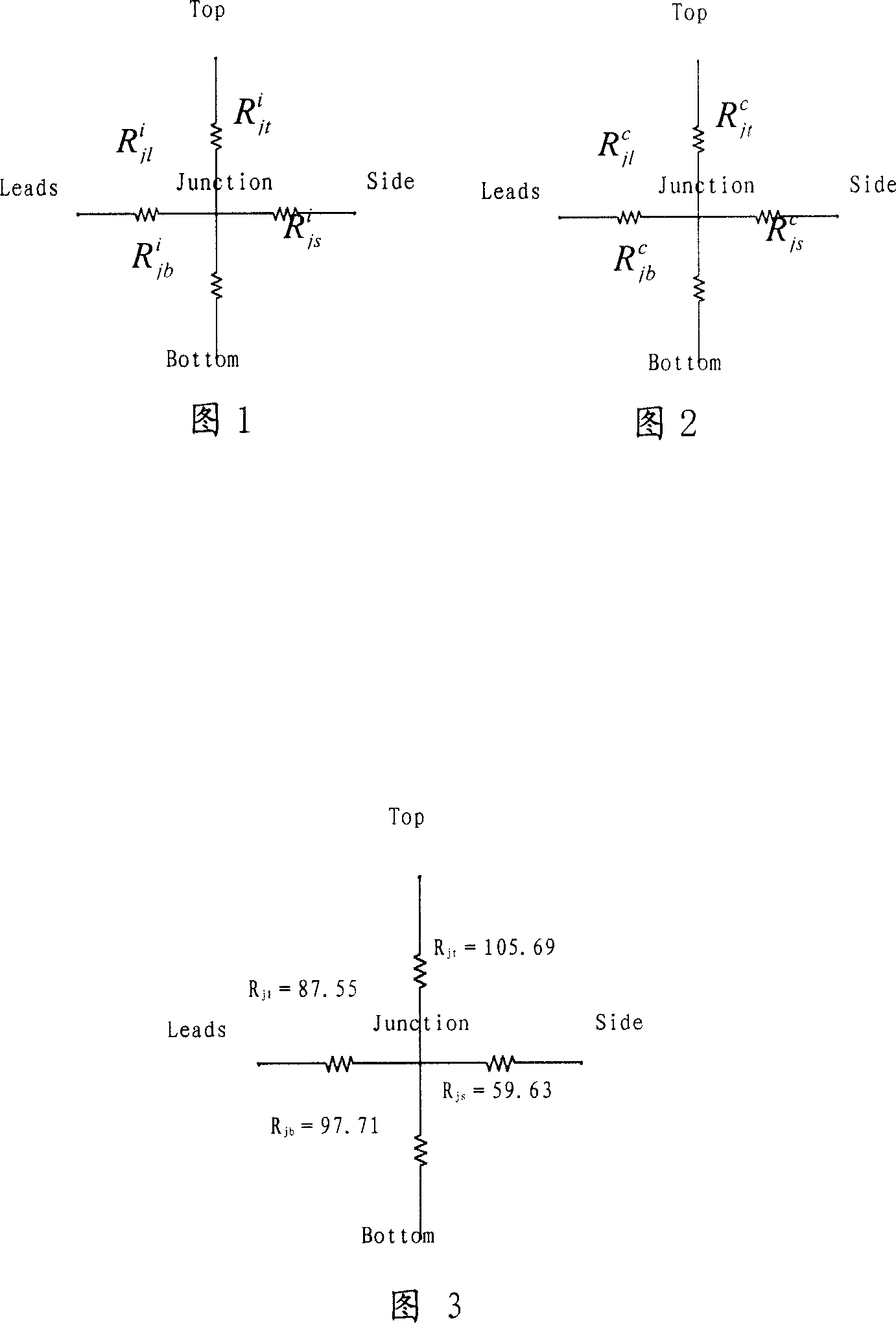 Heat resistance network model and method for calculating junction temperature of microelectronics using same