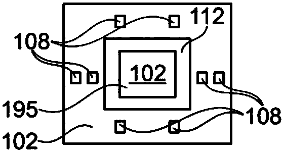 Patterned cover layer on base structure defining cavity and alignment marker