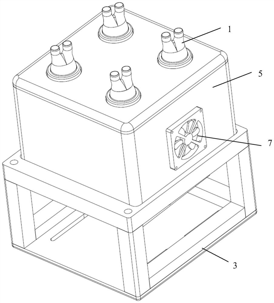 A high-flow pulsating electromagnetic blood pump and a left ventricular counterpulsation assisting system including it