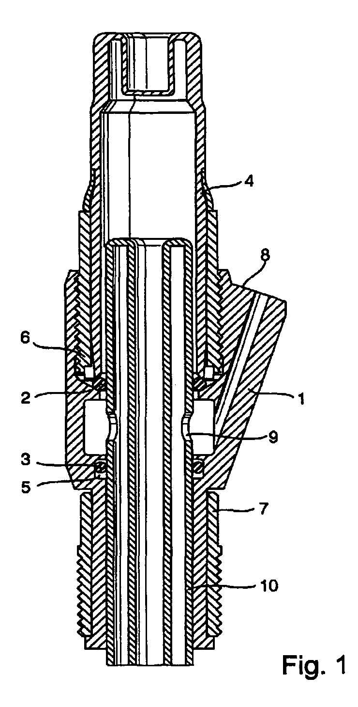 Adapter for supplying electrolyte to a potentiometric sensor