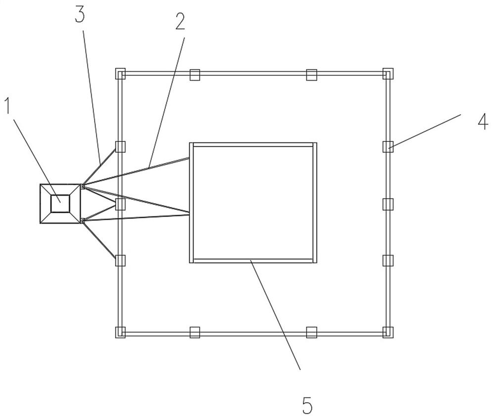 External tower crane alternate conversion attachment system and construction method