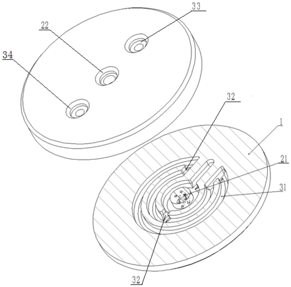 Arc heater rear end cover