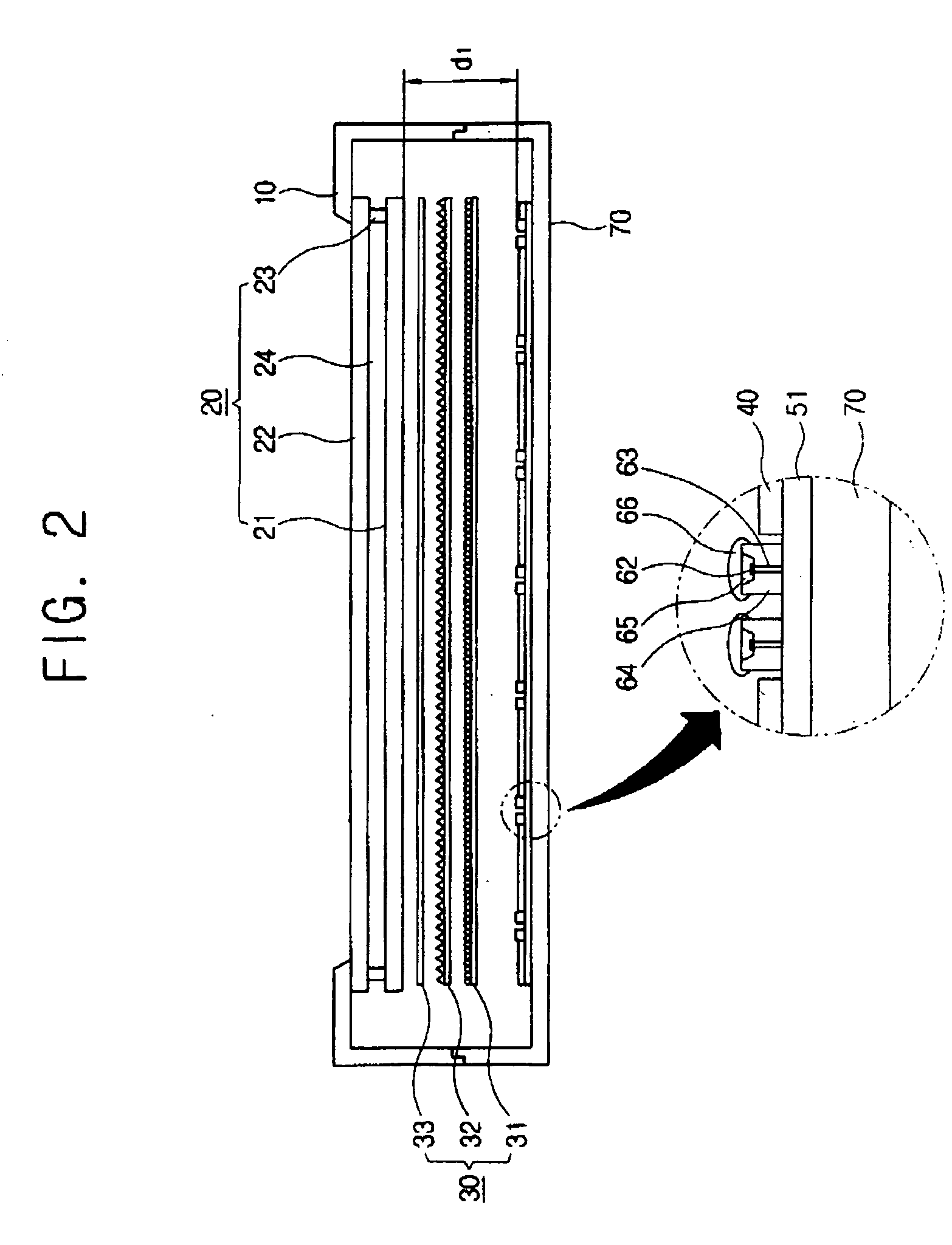 Backlight unit and liquid crystal display having the same