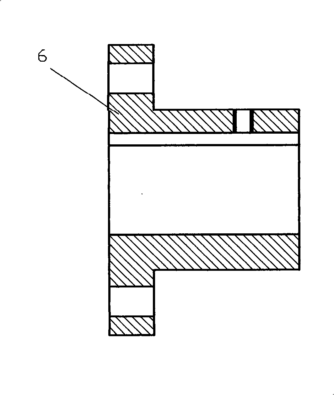 Combined type rotating machinery combined failure diagnose test apparatus