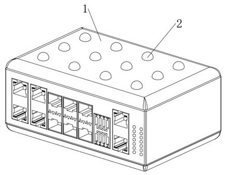 Overheating point floating Ethernet switch