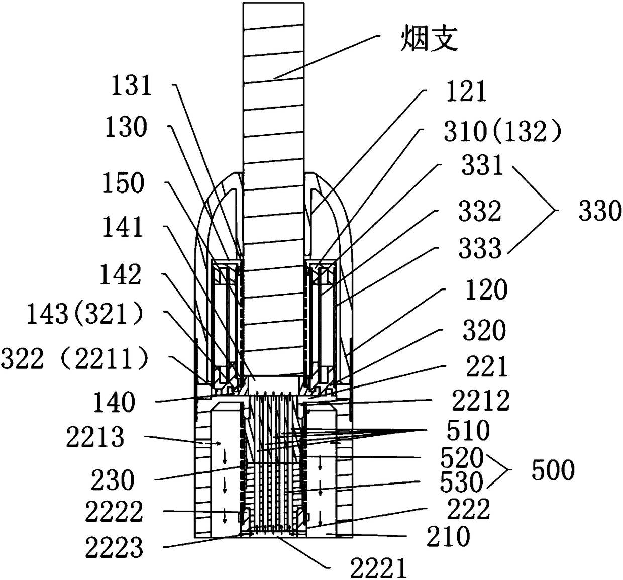 Tobacco toasting device and tobacco pre-heating method thereof