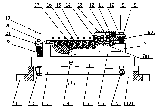 Fixture structure for slotting batches of plungers