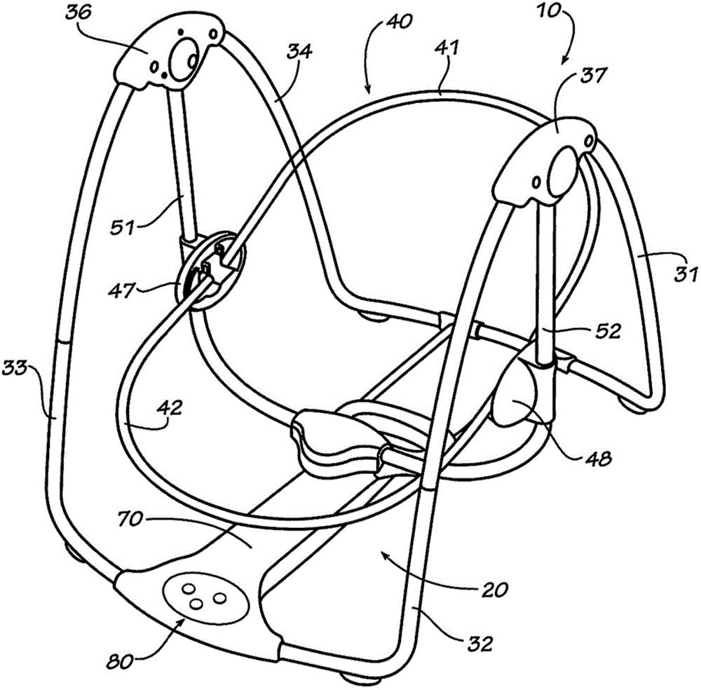 Collapsible infant support device