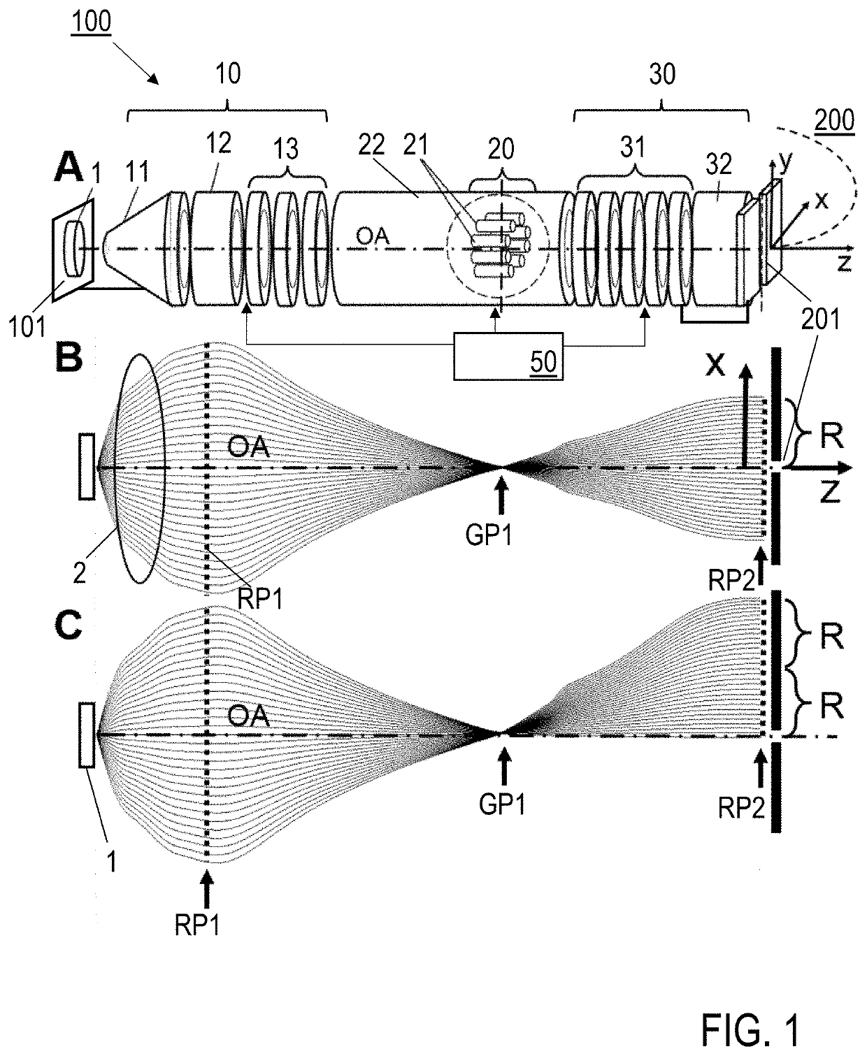 Device and method for electron transfer from a sample to an energy analyzer and electron spectrometer device