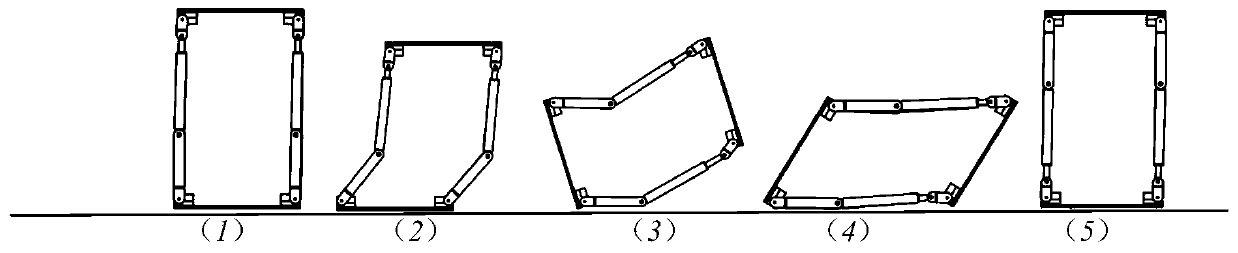 Multi-motion-mode movable parallel mechanism and control method thereof