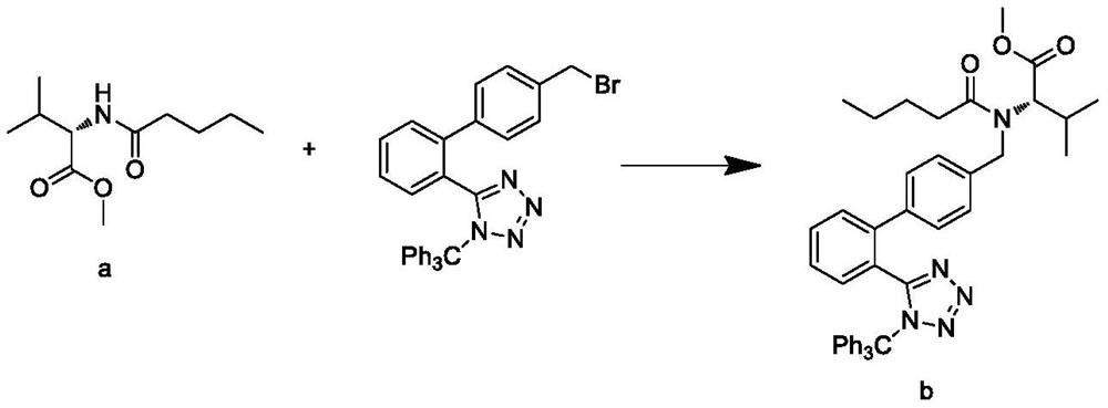 Synthesis process of valsartan