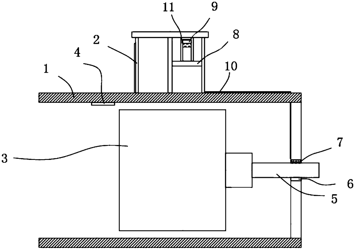 Rotating head of household electric fan