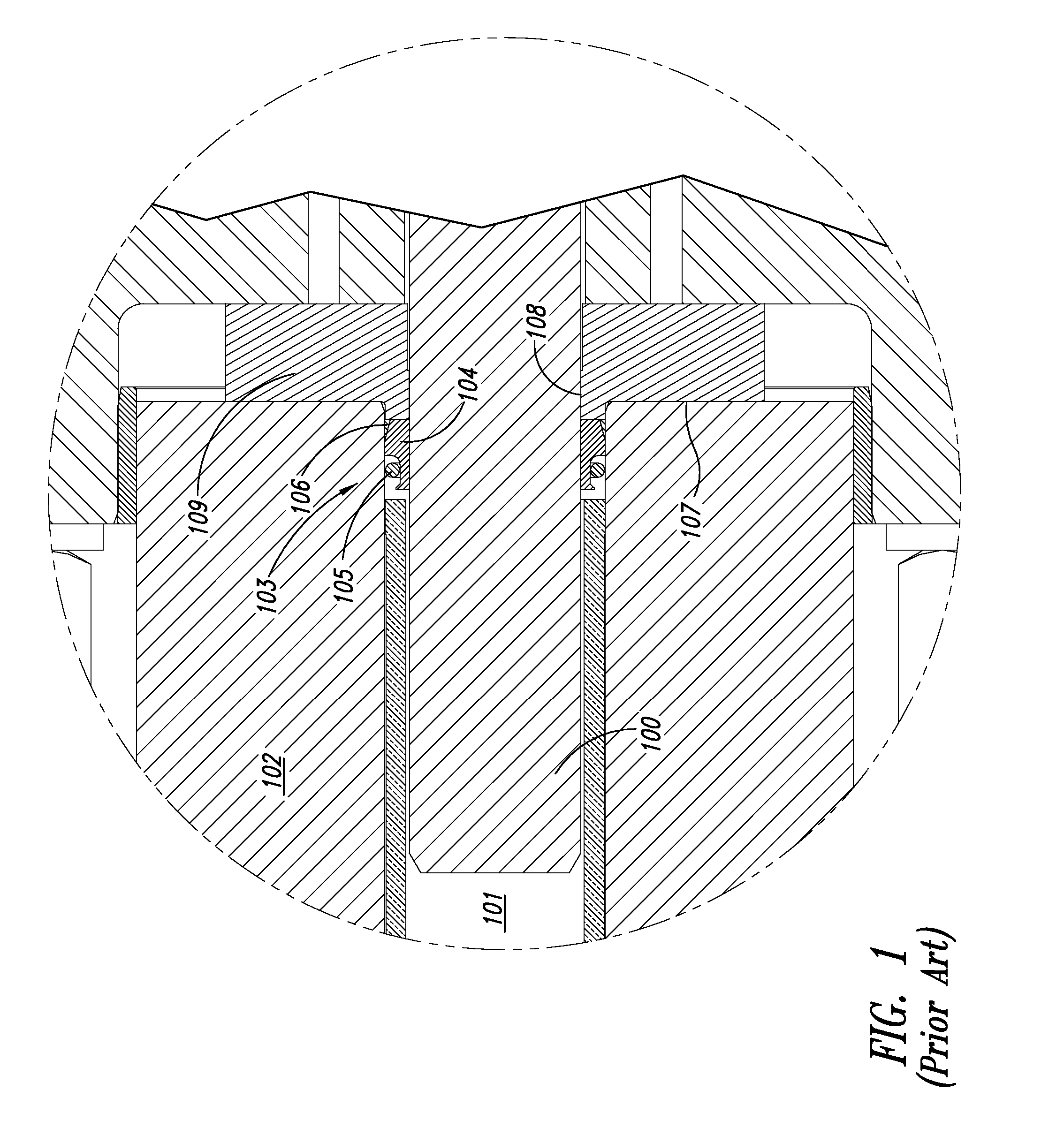 Method and apparatus for sealing an ultrahigh-pressure fluid system