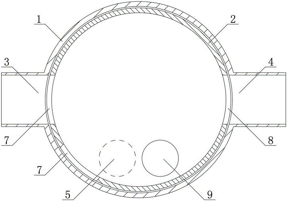 Drainage water saving conversion device