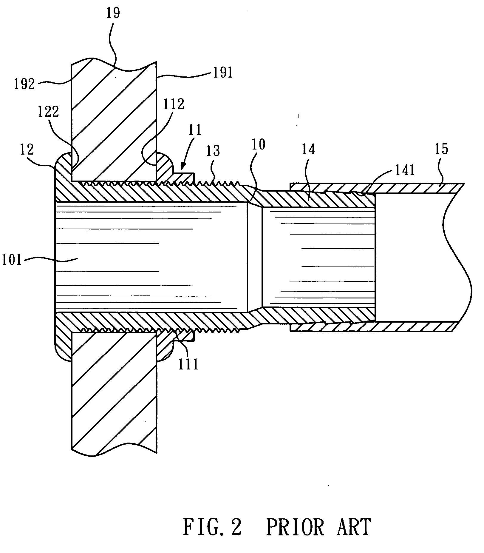 Scupper joint for ship