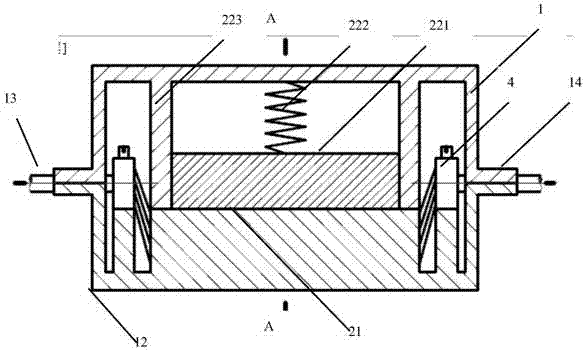 Small-size self-locking explosion-proof connector used for power cable wiring and installation method thereof