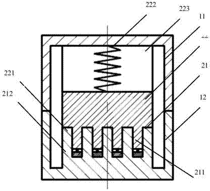 Small-size self-locking explosion-proof connector used for power cable wiring and installation method thereof