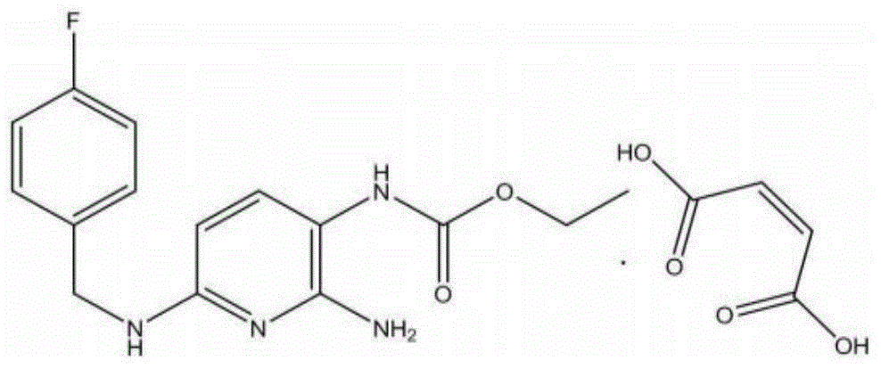 A kind of flupirtine maleate capsule composition and preparation method thereof