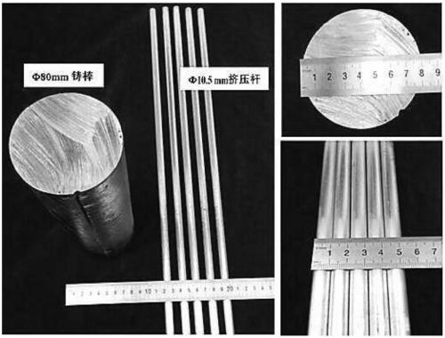 Al-si-mg-fe-cu conductive alloy rod and preparation method thereof