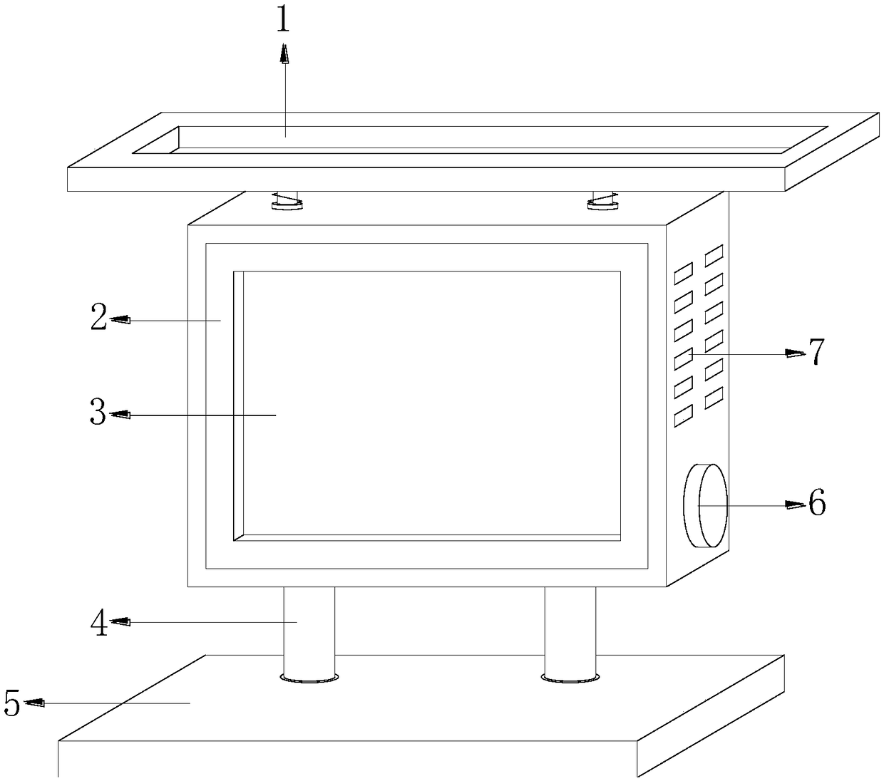 Safety warning device for bridge construction