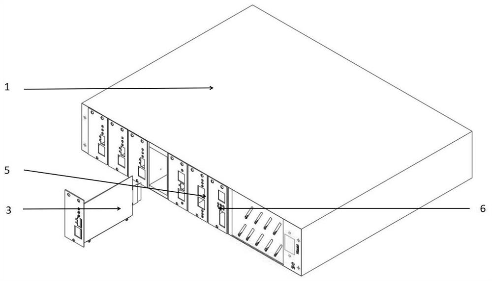 Quick plug type bus local area network communication adapter and implementation method thereof