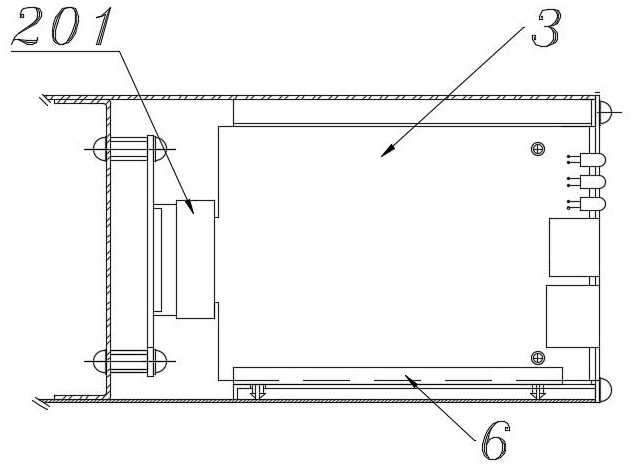 Quick plug type bus local area network communication adapter and implementation method thereof