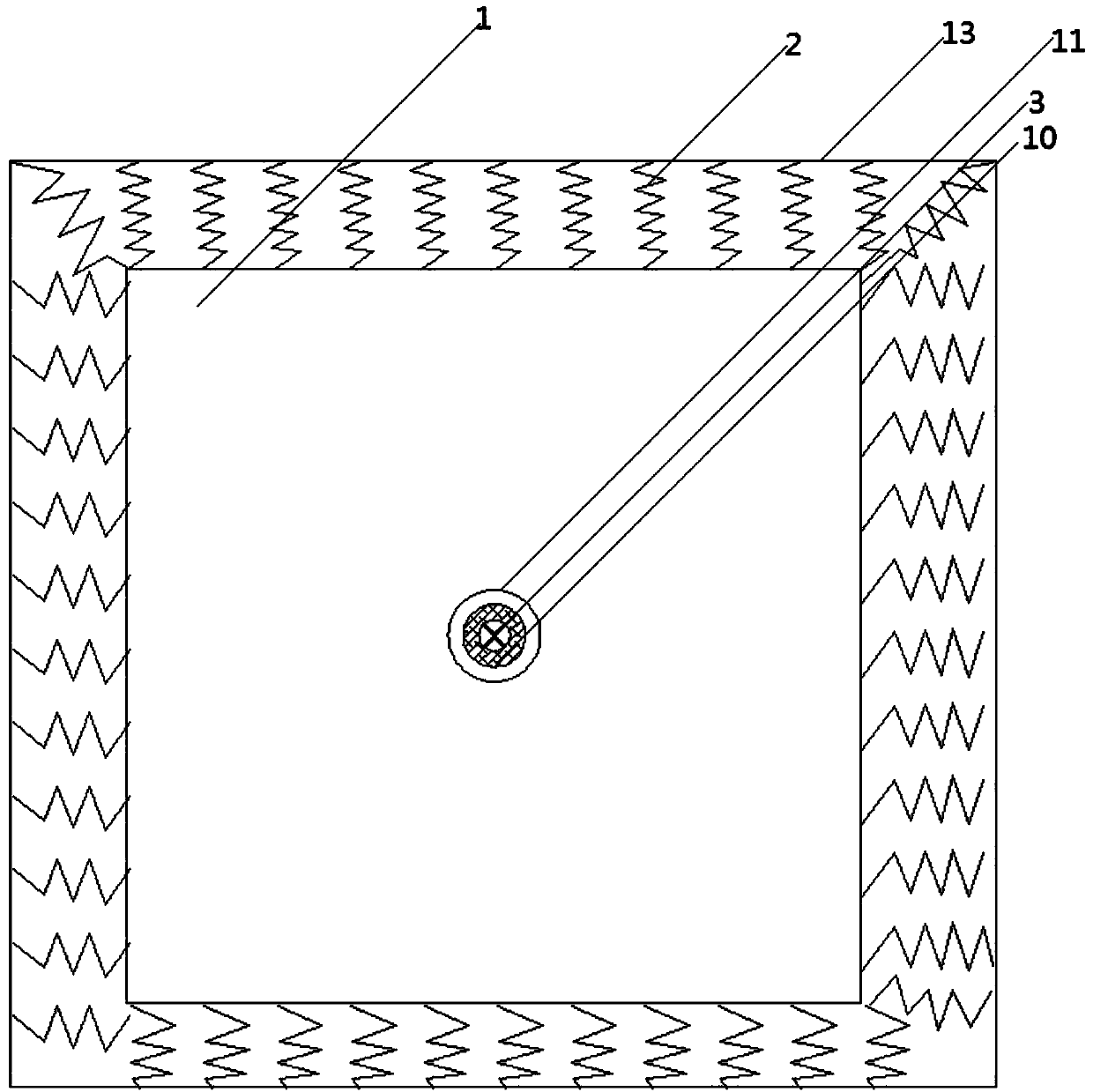 Self-resetting swing shock-isolation system