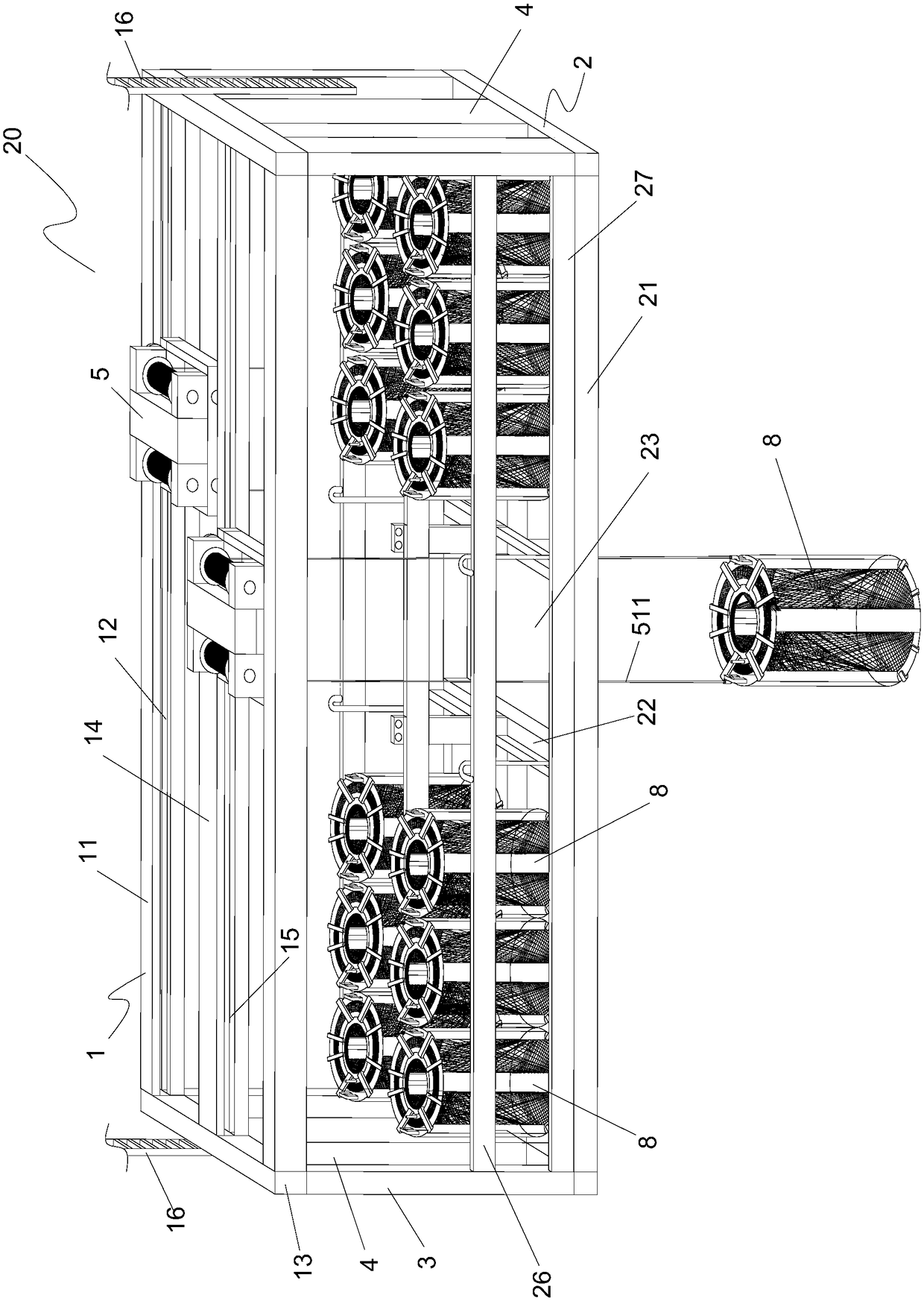 Large platform type offshore aquaculture system