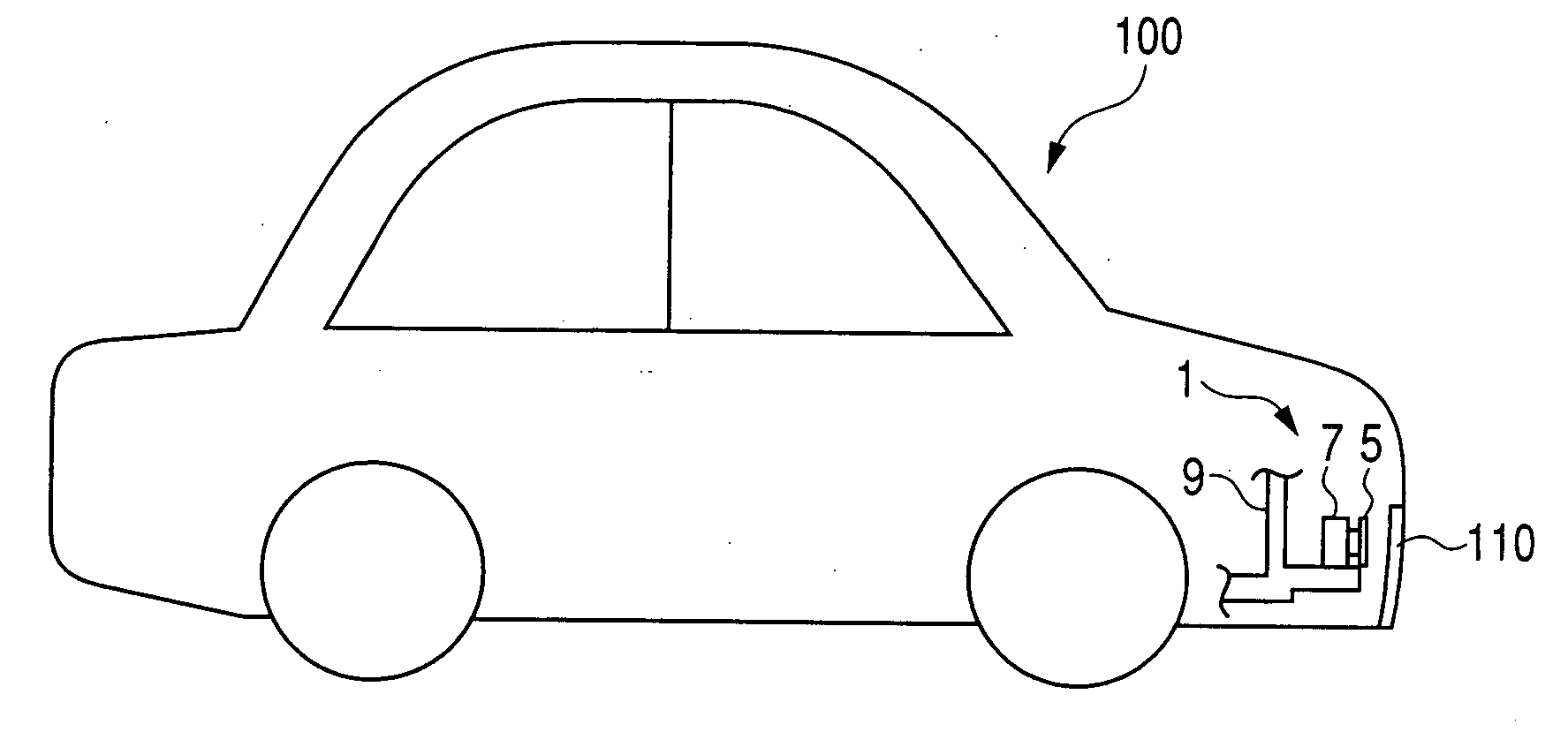 Radar apparatus and mounting structure for radar apparatus