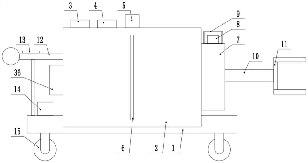 A kind of all-round watering device for navel orange planting