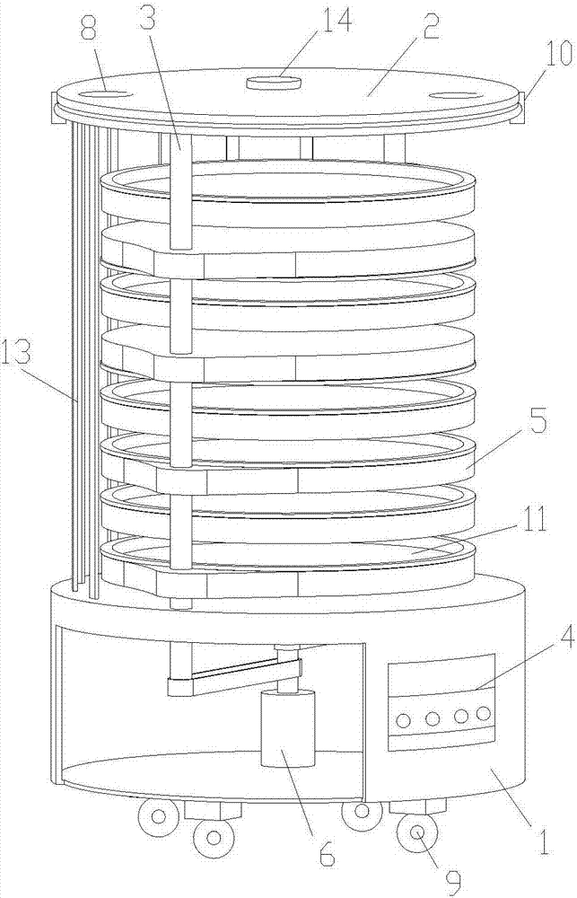 Agricultural drying rack