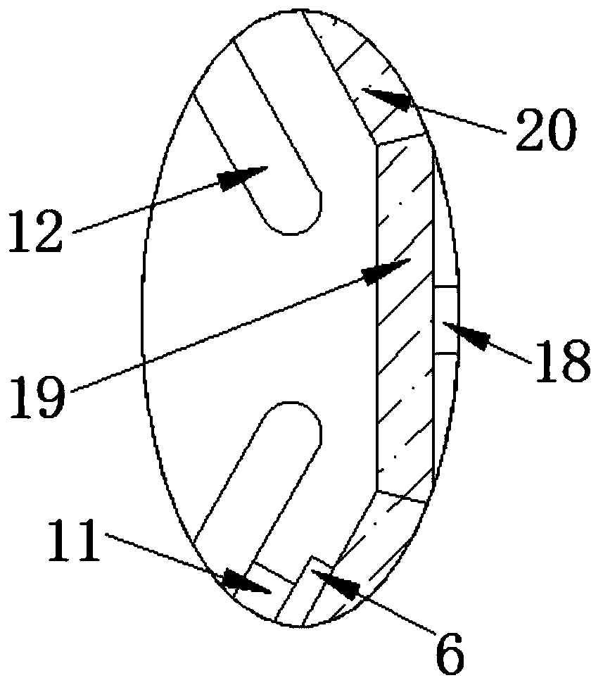 Diamond chamfer polishing wheel for glass and preparation method thereof