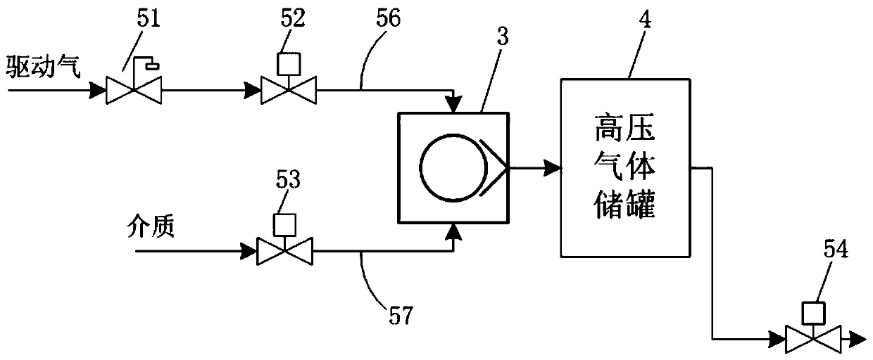 Liquid rocket part hydraulic airtight test measurement and control system