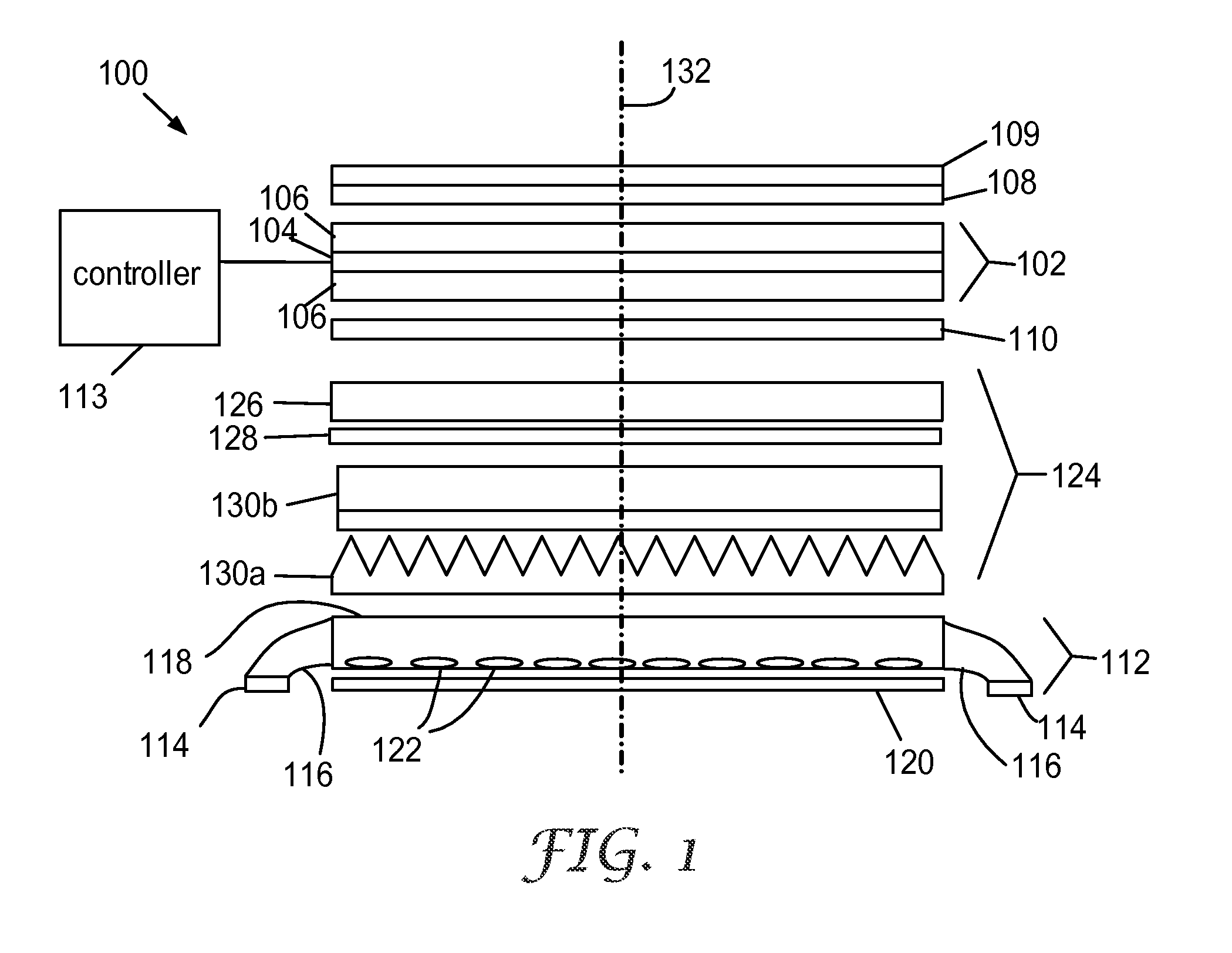 LED light extraction bar and injection optic for thin lightguide