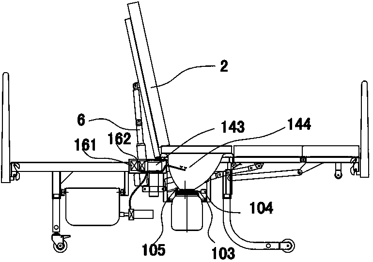 Auxiliary rehabilitation bed