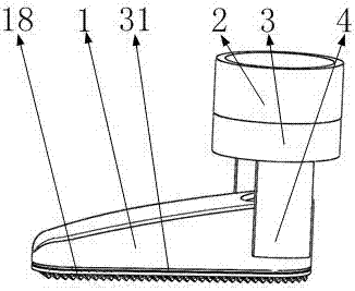 Magnet-based annular repelling climbing power-assisted shoes