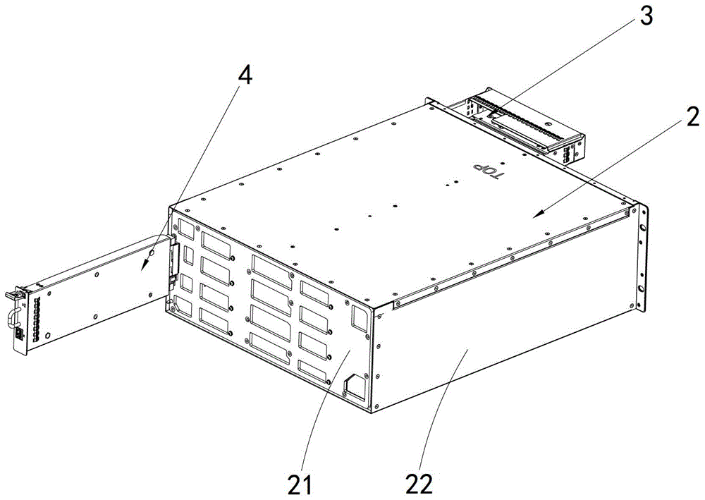 Rack-level server, rack-level server node information management method and system