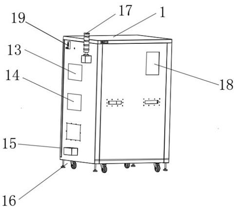 An online automatic storage moisture-proof and oxidation-proof nitrogen gas cabinet